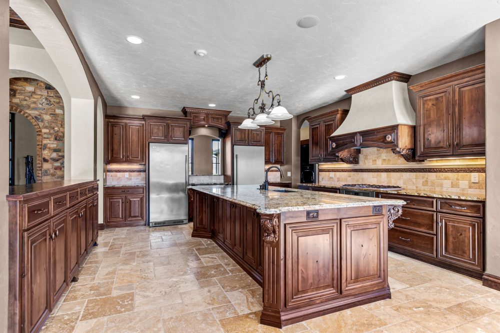 Equestrian estate kitchen with high-end finishes, Appleton WI