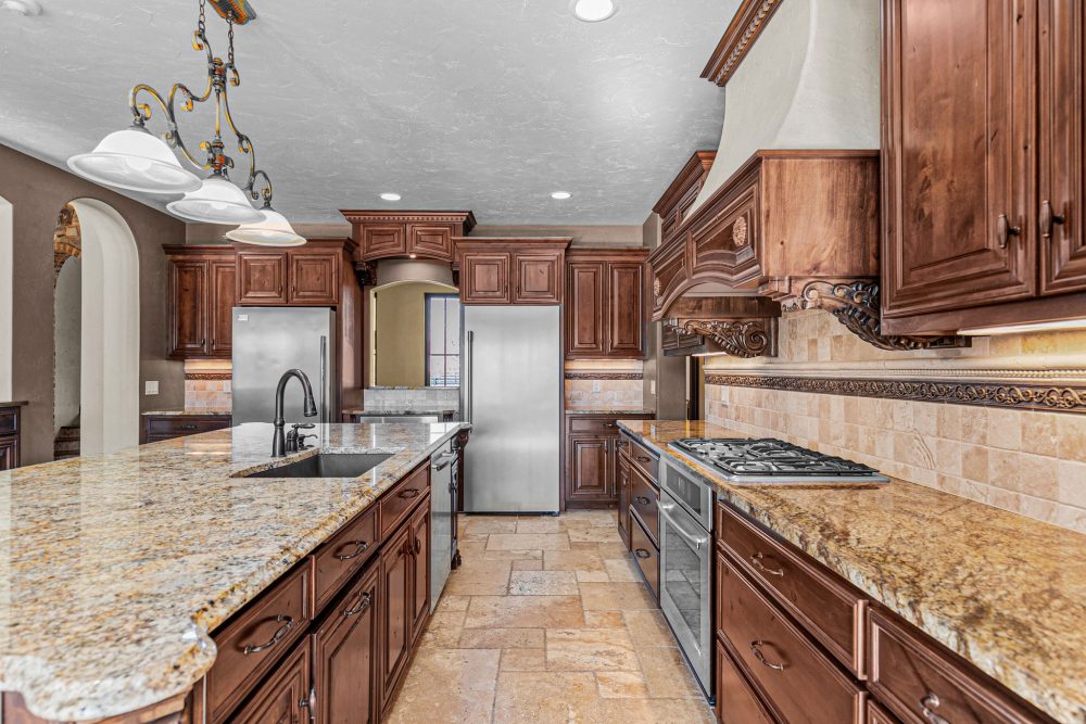 Equestrian estate kitchen with high-end finishes, Appleton WI