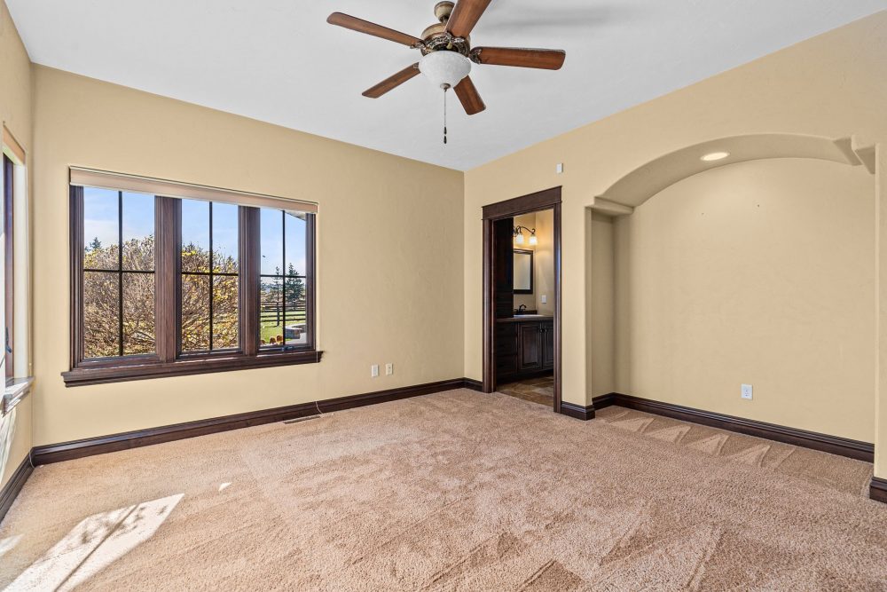 Guest bedroom in Mediterranean Revival home, Appleton WI