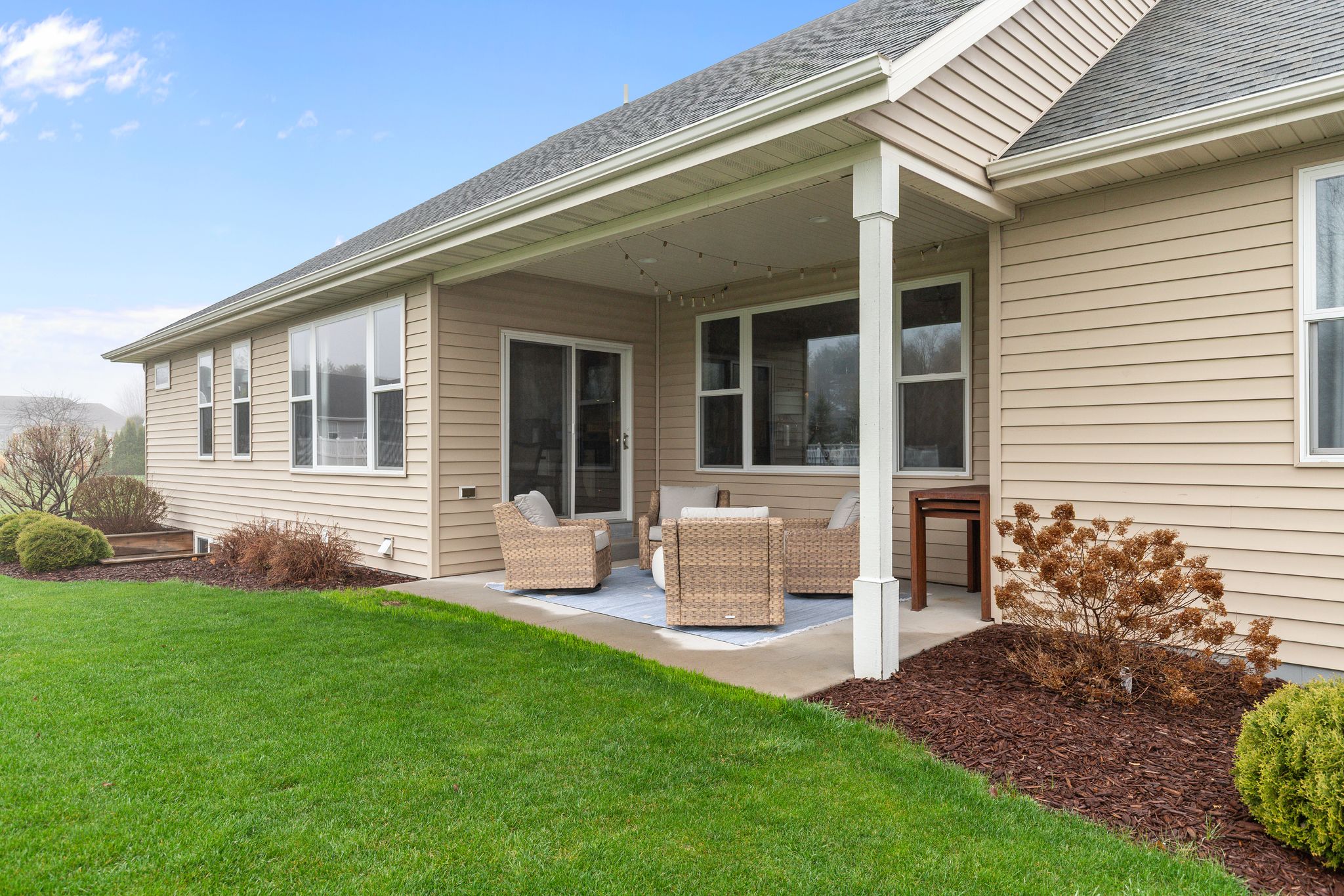 Rear exterior of W6681 Charleen Ln in Greenville, WI