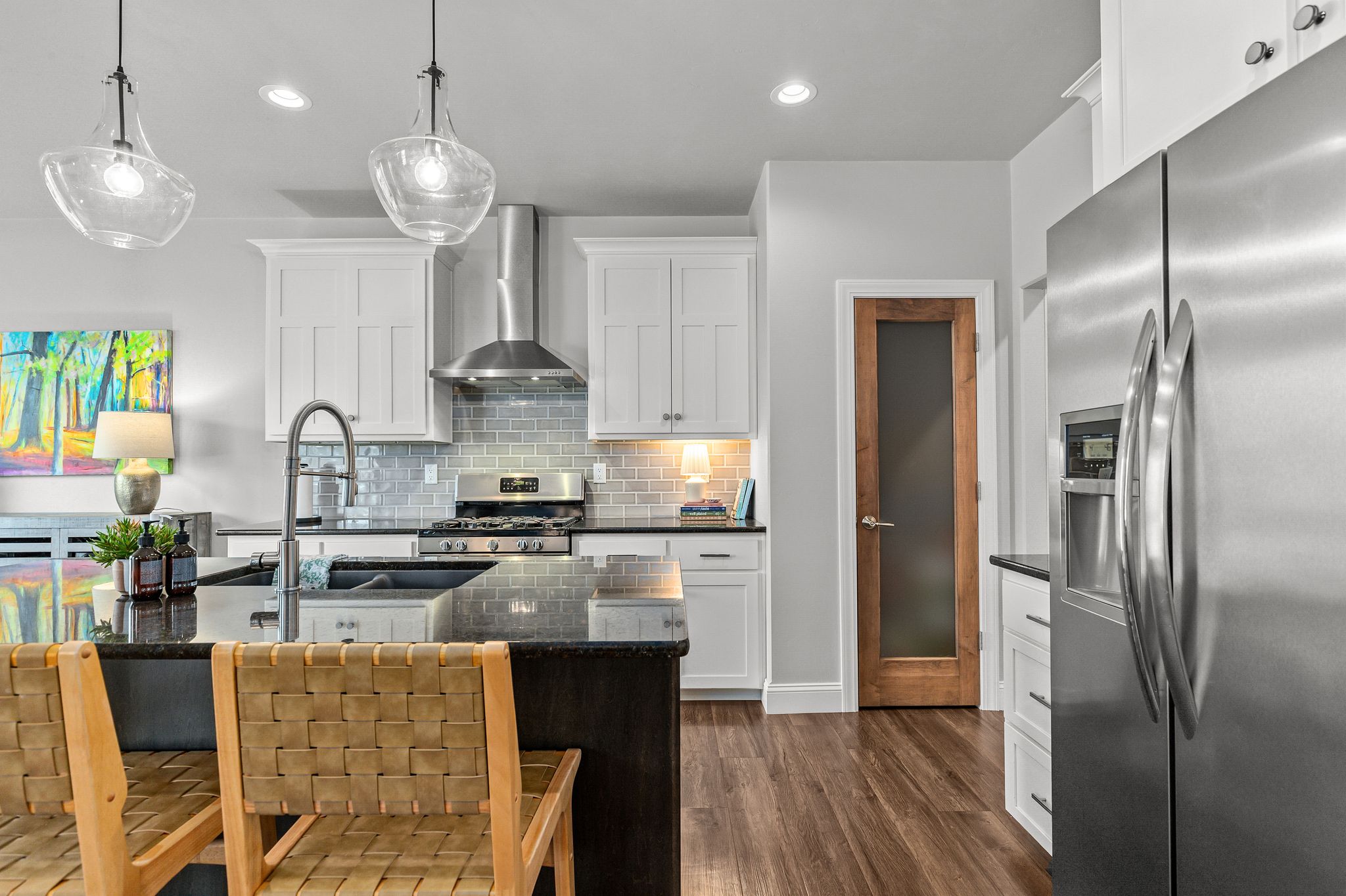 Kitchen and pantry view at W6681 Charleen Ln in Greenville, WI