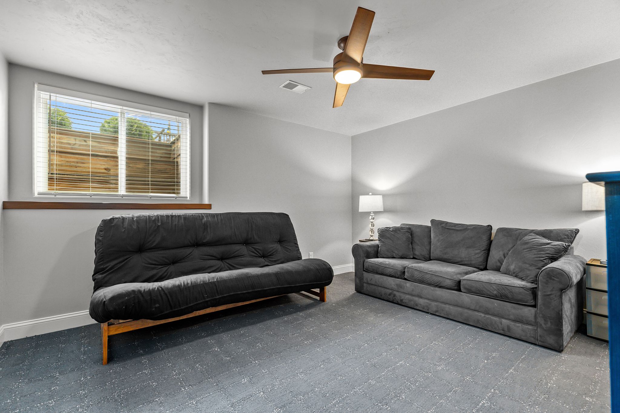 Large lower-level bedroom at W6681 Charleen Ln in Greenville, WI