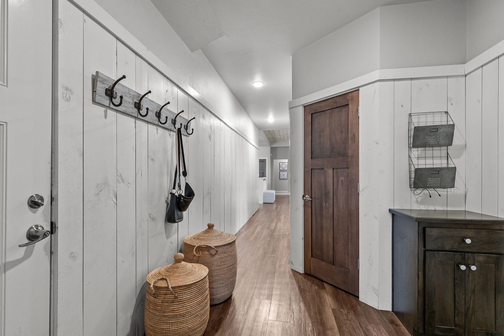 Mudroom hallway at W6681 Charleen Ln in Greenville, WI