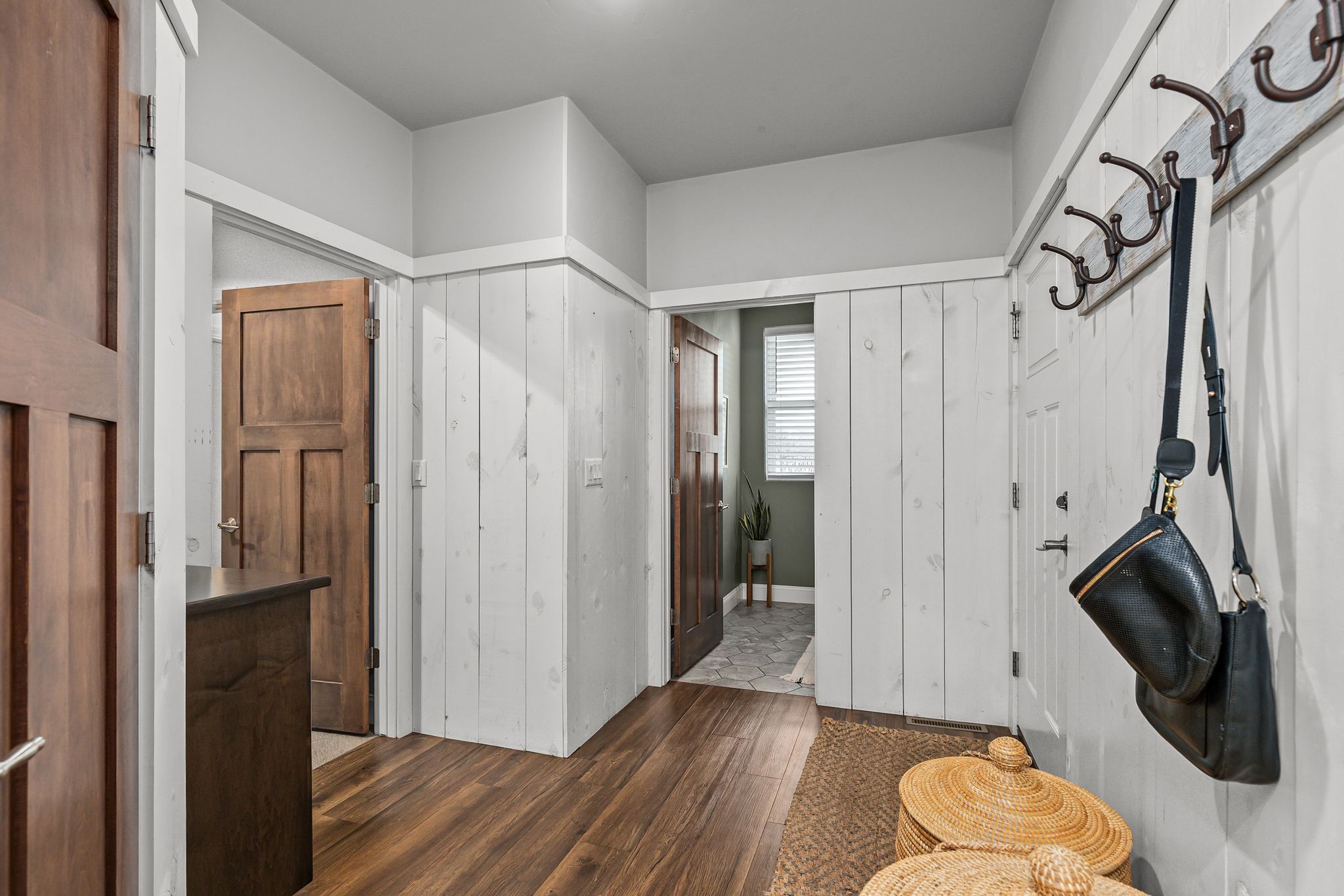 Mudroom drop zone at W6681 Charleen Ln in Greenville, WI