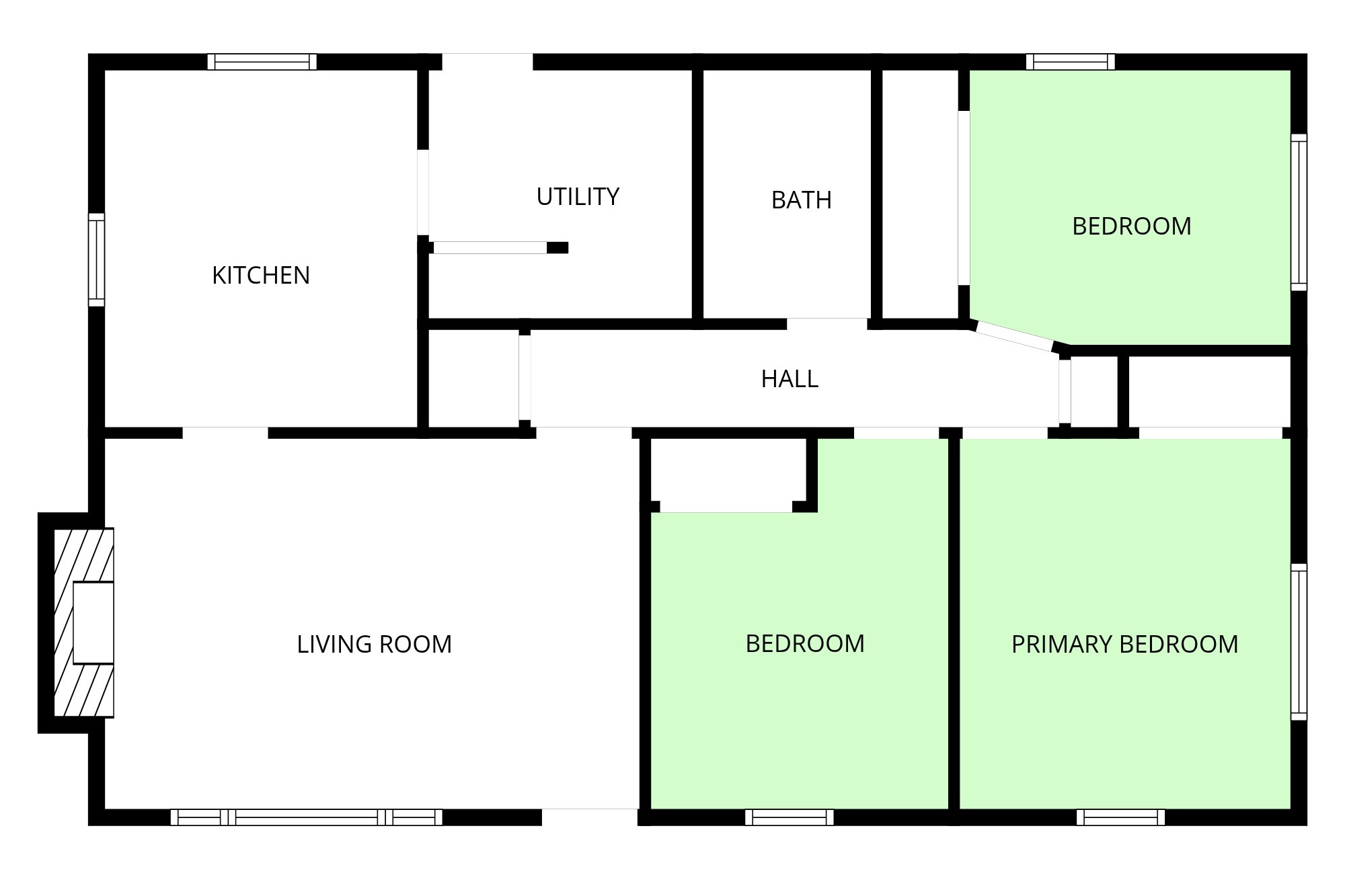 Floor plan for 607 Hunters Point Rd in Neenah Wisconsin